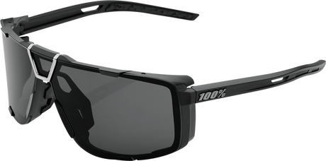 100% Eastcraft Matte Black Sunglasses with Smoke Lens – Universal Fit for Men and Women