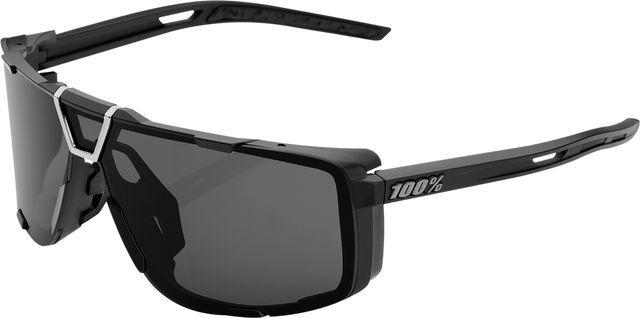 100% Eastcraft Matte Black Sunglasses with Smoke Lens – Universal Fit for Men and Women