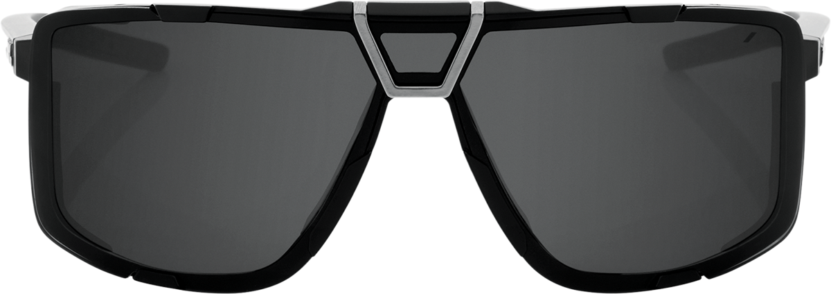 100% Eastcraft Matte Black Sunglasses with Smoke Lens – Universal Fit for Men and Women