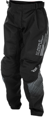 Fly Racing Youth F 16 Pants Black/White Size 18 for Motocross and Off-Road Vehicles