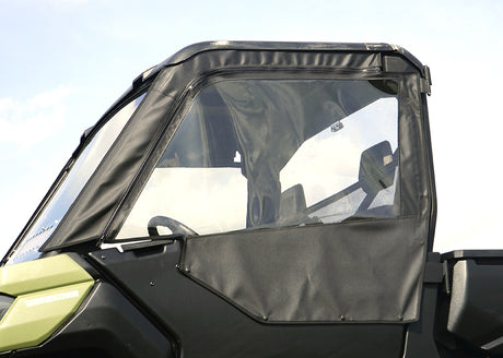Seizmik Soft Upper Doors for Can-Am Defender HD (2016-2017) – Waterproof UTV Enclosures with Tinted Windows and Roll-Up Design