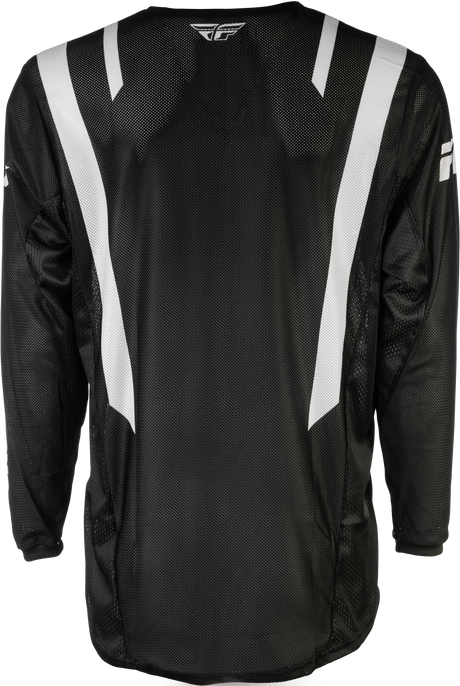 Fly Racing Kinetic Mesh Dbk Jersey Black/White for Motocross and Off-Road Vehicles, Size 2X