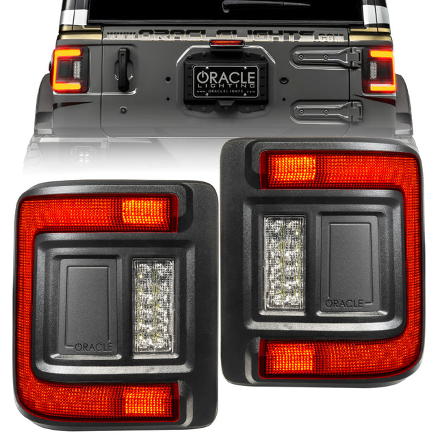 Oracle 2018+ Jeep Wrangler Rubicon/Sport LED Flush Mount Tail Light - Tinted