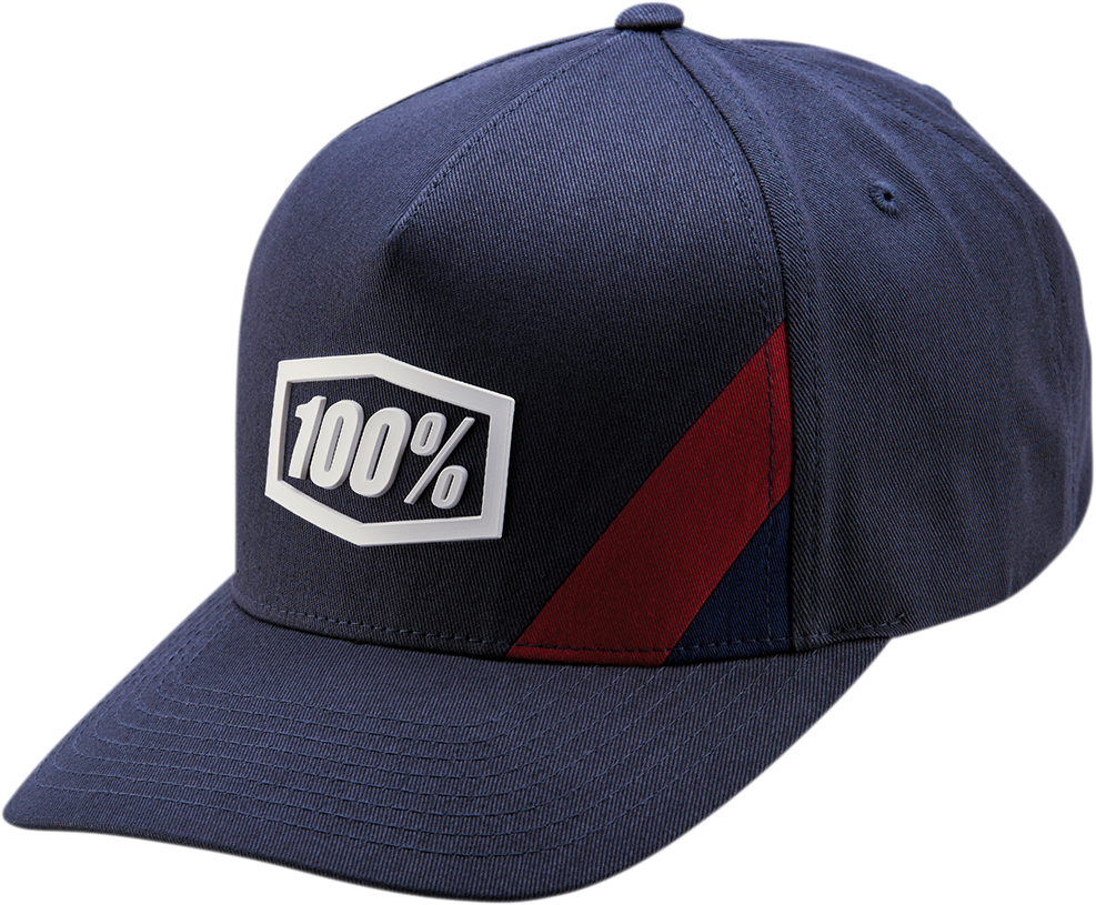 100% Cornerstone Snapback Hat - Steel with Logo on Front | Fits Most Adult Vehicles