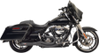 BASSANI XHAUST 2:1 Exhaust - Black 1F61B