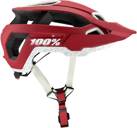 100% Altec Helmet with Fidlock Magnetic Buckle - Red, XS/S - CPSC/CE Certified, Vehicle Fitment for Off-Road and MTB Bikes