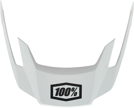 100% Altec Visor Light Gray - Compatible with 100% Altec Helmets Part Number 89025-00008, Fits S/M/L/XL Sizes
