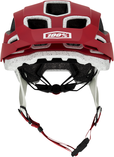 100% Altec Helmet with Fidlock SNAP Magnetic Buckle – Red, Small/Medium, CPSC/CE Approved