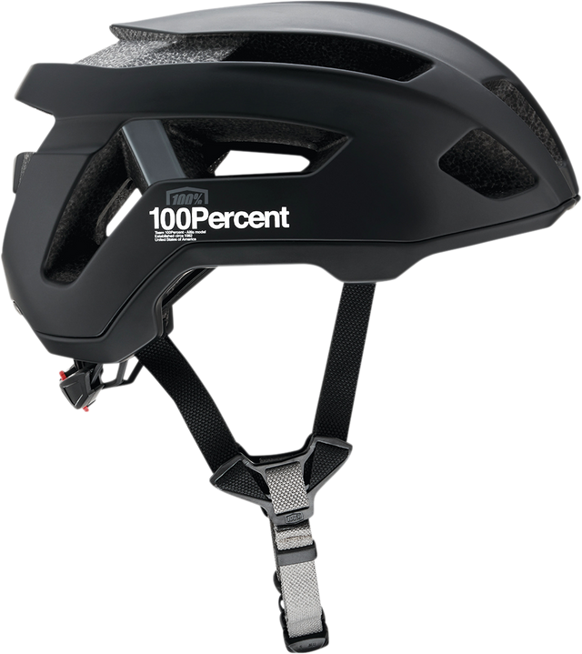 100% Altis Gravel Helmet - Black, S/M - Optimized for Off-Road and Gravel Riding