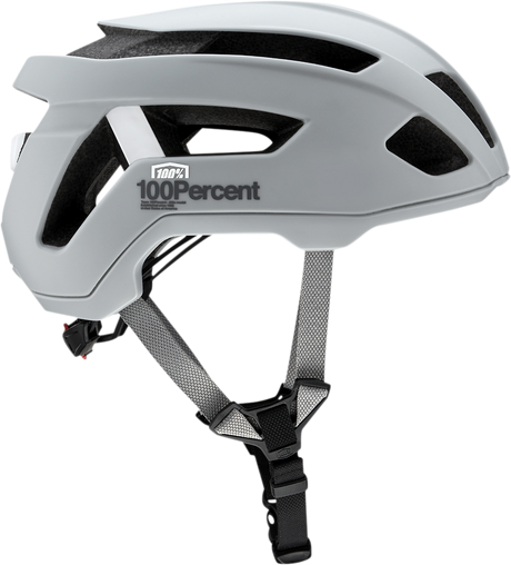 100% Altis Gravel Helmet - Gray, XS/S | Lightweight with 14 Ventilation Ports, Multi-Point Adjustable Visor, and Nexus Snap-Buckle