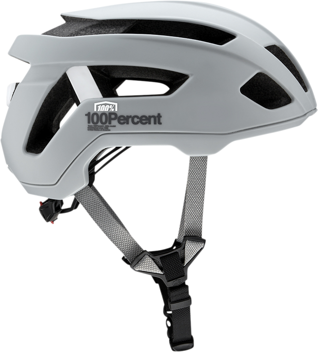 100% Altis Gravel Helmet - Gray, XS/S | Lightweight with 14 Ventilation Ports, Multi-Point Adjustable Visor, and Nexus Snap-Buckle