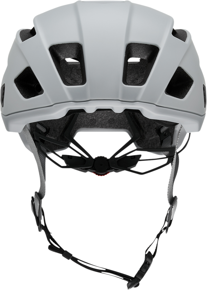 100% Altis Gravel Helmet - Gray, XS/S | Lightweight with 14 Ventilation Ports, Multi-Point Adjustable Visor, and Nexus Snap-Buckle