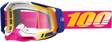 100% Racecraft 2 Goggle - Mission Clear Lens - Compatible with ATV, Motocross, and Off-Road Vehicles Part 50009-00012