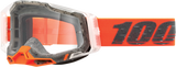 100% Racecraft 2 Schrute Goggle with Clear Lens - Compatible with Off-Road and Motocross Vehicles