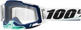 100% Racecraft 2 Goggle Arsham with Clear Lens - Perfect Fit for Motocross and Off-Road Vehicles