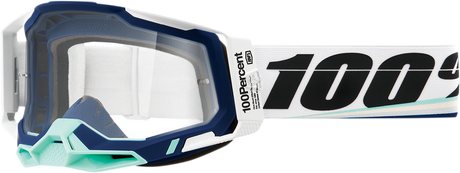 100% Racecraft 2 Goggle Arsham with Clear Lens - Perfect Fit for Motocross and Off-Road Vehicles