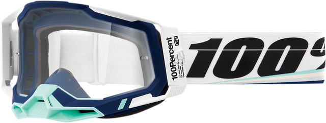 100% Racecraft 2 Goggle Arsham with Clear Lens - Perfect Fit for Motocross and Off-Road Vehicles