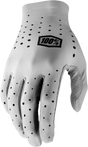 100% Sling MTB Gloves - Gray, 2XL | Lightweight Breathable Cycling Gloves with Touchscreen Fingertips for Mountain Biking
