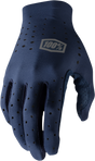 100% Sling MTB Gloves - Navy, Medium - Breathable Cycling Gloves with Touchscreen Fingertips for Mountain Biking