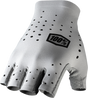 100% Sling Short Finger MTB Gloves - Gray - XL | Lightweight Breathable Cycling Gloves with Reflective Details, for Mountain Bikes and Cycling Enthusiasts