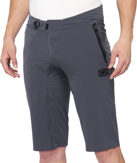 100% Celium Shorts Charcoal US 36 with BOA Fit System for Mountain Biking