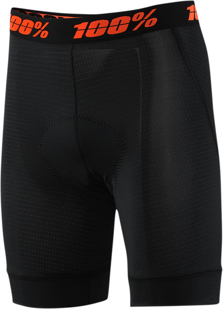 100% Youth Crux Liner Shorts - Black - US 24 | Performance Cycling Apparel with Premium Cytech Chamois
