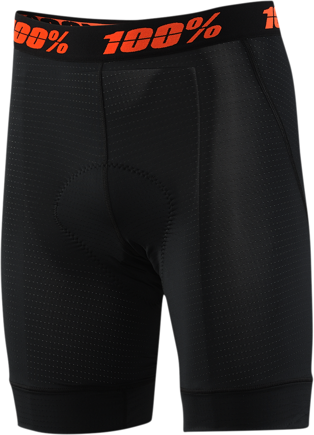 100% Youth Crux Liner Shorts - Black, US 28 - Performance Cycling Apparel