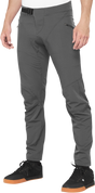 100% Airmatic Pants Charcoal US 30 by 100% - Mountaineering-Inspired Performance Trousers with Adjustable Fit and Mobility Features