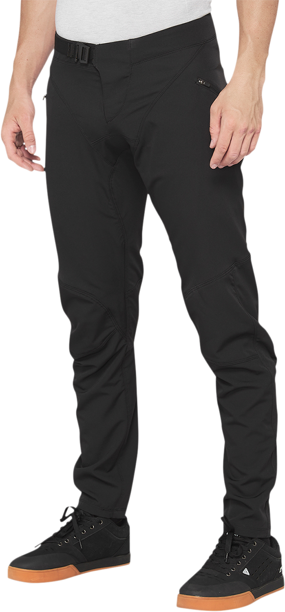 100% Airmatic Pants - Black with Mountaineering-Inspired Features for US 30 Fit