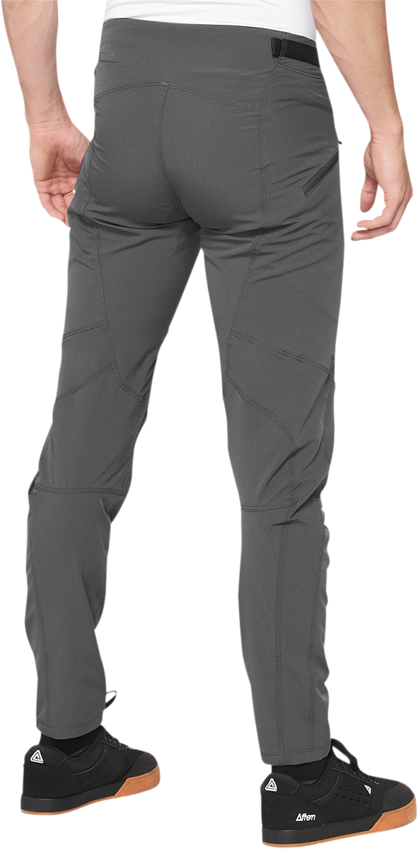 100% Airmatic Pants Charcoal US 36 - Mountaineering-Inspired Performance Trousers with Adjustable Fit and Mobility Features