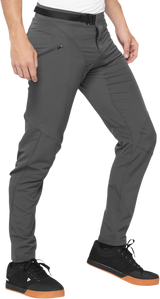 100% Airmatic Pants Charcoal US 36 - Mountaineering-Inspired Performance Trousers with Adjustable Fit and Mobility Features