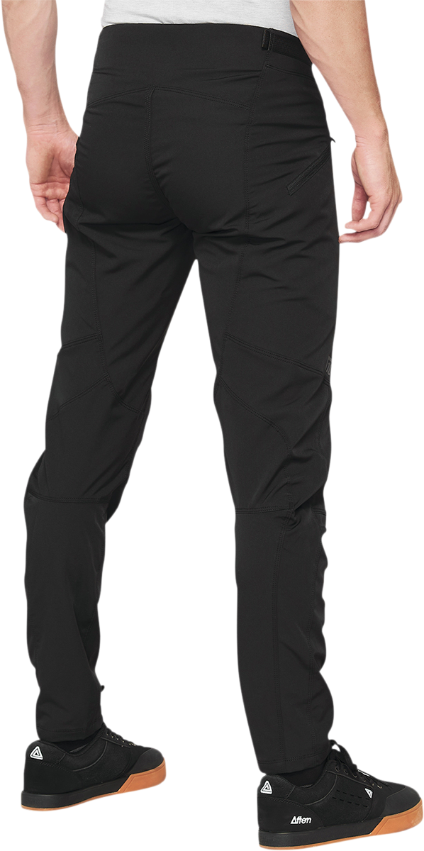 100% Airmatic Pants Black - US 28 | Mountaineering-Style Performance Pant with Adjustable Fit and Mobility Features
