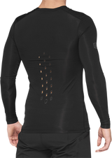 100% R-Core Concept Long-Sleeve Jersey for Cycling - Black, Size Large - Part 40004-00002