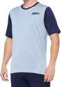 100% Ridecamp Short-Sleeve Jersey - Blue/Navy - Medium | Designed for Off-Road and Mountain Biking