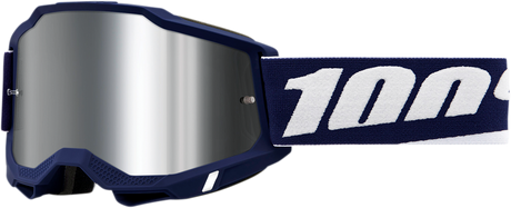 100% Accuri 2 Goggle Mifflin with Silver Flash Mirror Lens - Fits ATV, Motorcycle, Off-Road Vehicles