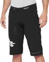 100% R-Core X Shorts in Black - US 34 by 100% with Durable DWR Polyester Fabric and Mountaineering-Inspired Closure