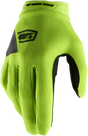100% Women's Ridecamp Gloves - Fluo Yellow/Black, XL - Compatible with Honda CR-V, Toyota RAV4, Ford F-150, Chevrolet Silverado, Jeep Grand Cherokee