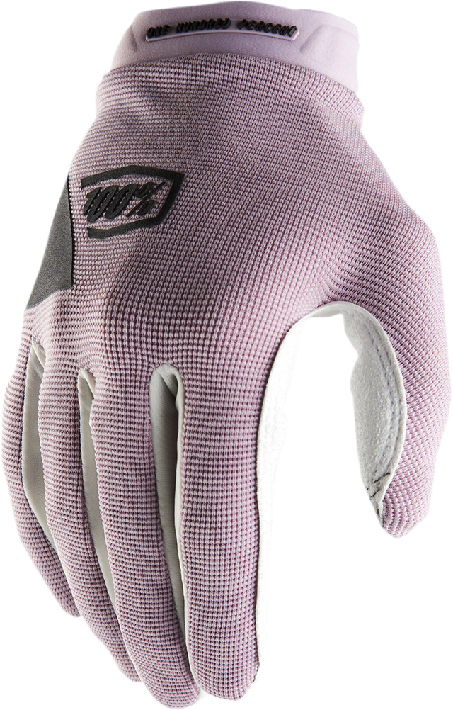 100% Women's Ridecamp Gloves - Lavender - Large | Compatible with Mountain Bikes, Road Bikes, and BMX