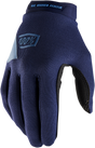 100% Women's Ridecamp Gloves - Navy/Slate, Size XL - Comfortable Cycling Gloves with Enhanced Grip and Touchscreen Compatibility
