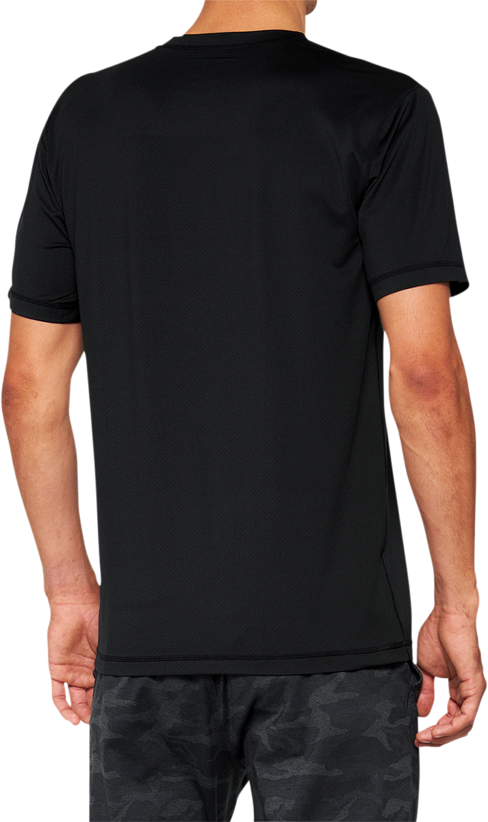 100% Mission Athletic T-Shirt for Men - Black, 2XL - Part Number 20014-00004