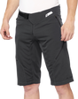 100% Airmatic Shorts Charcoal for Trail Riding - US 34, Part 40021-00017