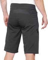 100% Airmatic Shorts Charcoal for Trail and Mountaineering - US 28, Part No. 40021-00014