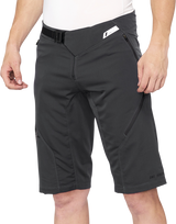 100% Airmatic Shorts - Charcoal, US 38 - Lightweight Trail-Ready Performance by 100% (Part #40021-00019)