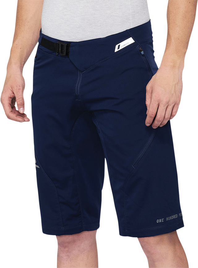 100% Airmatic Shorts Navy Part 40021-00024 | Mountain Biking and Trail Riding Fit, US 34