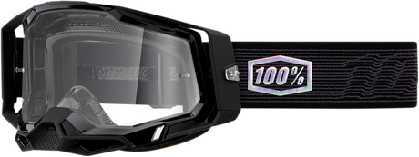 100% Racecraft 2 Goggle Topo with Clear Lens - Universal Fit for Off-Road and Motocross Vehicles