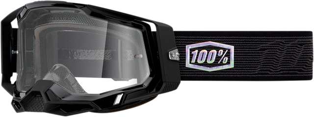 100% Racecraft 2 Goggle Topo with Clear Lens - Universal Fit for Off-Road and Motocross Vehicles