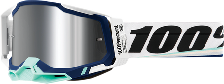 100% Racecraft 2 Goggle with Flash Silver Mirror Lens - Arsham Series, Fits Motocross & ATV