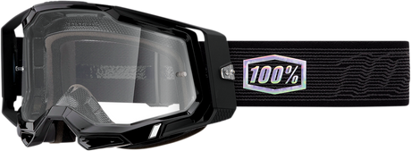 100% Racecraft 2 Goggle Topo with Clear Lens - Universal Fit for Off-Road and Motocross Vehicles
