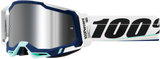 100% Racecraft 2 Goggle with Flash Silver Mirror Lens - Arsham Series, Fits Motocross & ATV