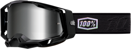 100% Racecraft 2 Goggle with Silver Mirror Lens - Topo Design for Motorcycle and ATV Riders Part 50010-00015
